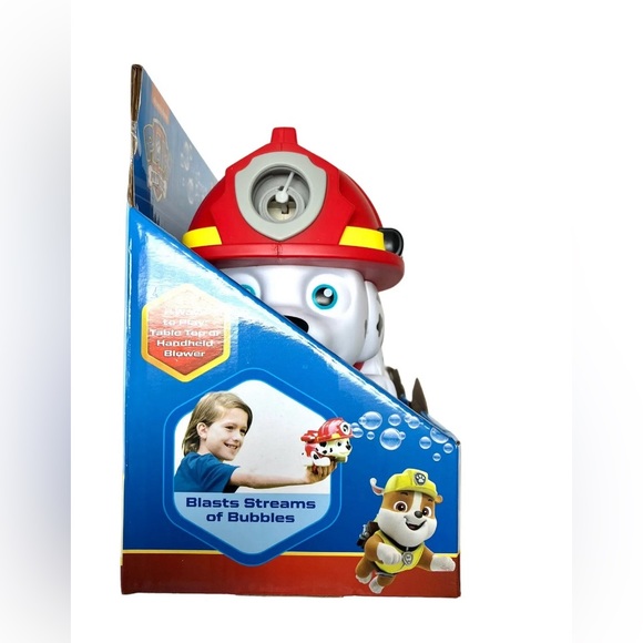 Bubble Blower Machine Paw Patrol Toy Marshall Action Blast Off NEW Nickelodeon - Picture 2 of 7